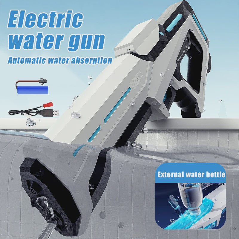 Krachtige Elektrische Waterpistool 43cm met Automatische Waterzuiging - Zomer Speelgoed voor Kinderen & Volwassenen