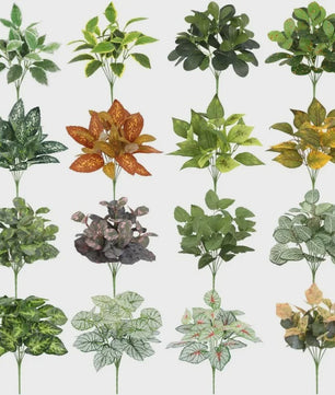 Zijden Schildpadblad Plantenbladeren - Kunstmatige Dieffenbough Decoratie voor Woonkamer