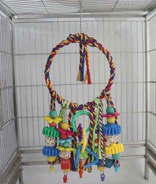 Kleurrijk Vogel Speelgoed - Houten Papegaai Accessoires & Schommelringen