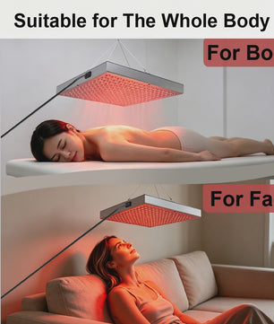 Professionele Roodlichttherapie Lamp 660nm/850nm voor Huid & Lichaam - Thuisgebruik