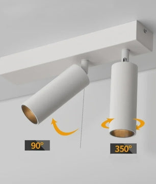 Moderne LED Spots Plafond - Verstelbaar & Minimalistisch Design