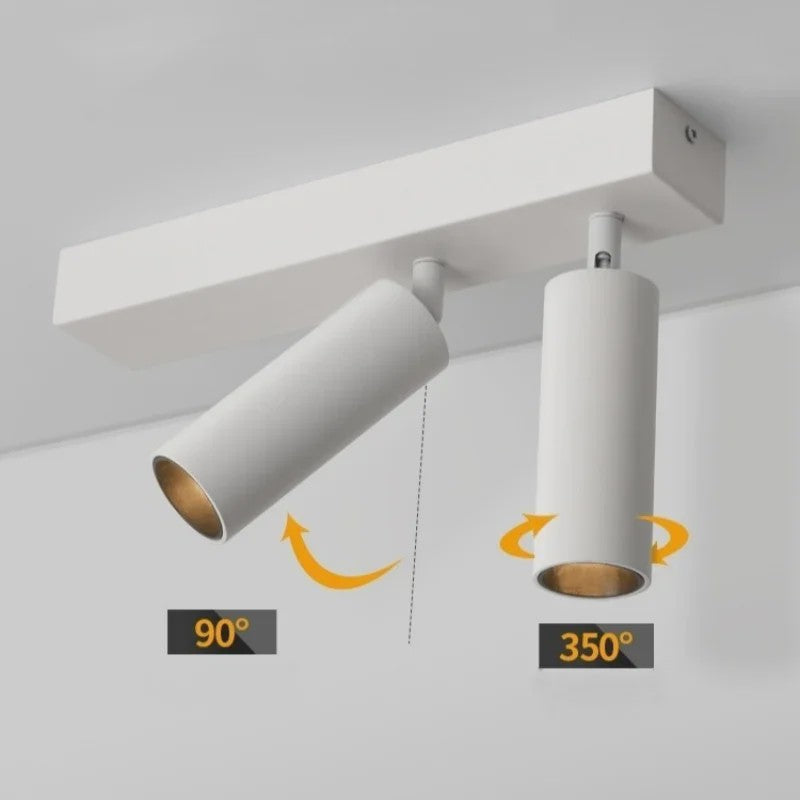 Moderne LED Spots Plafond - Verstelbaar & Minimalistisch Design