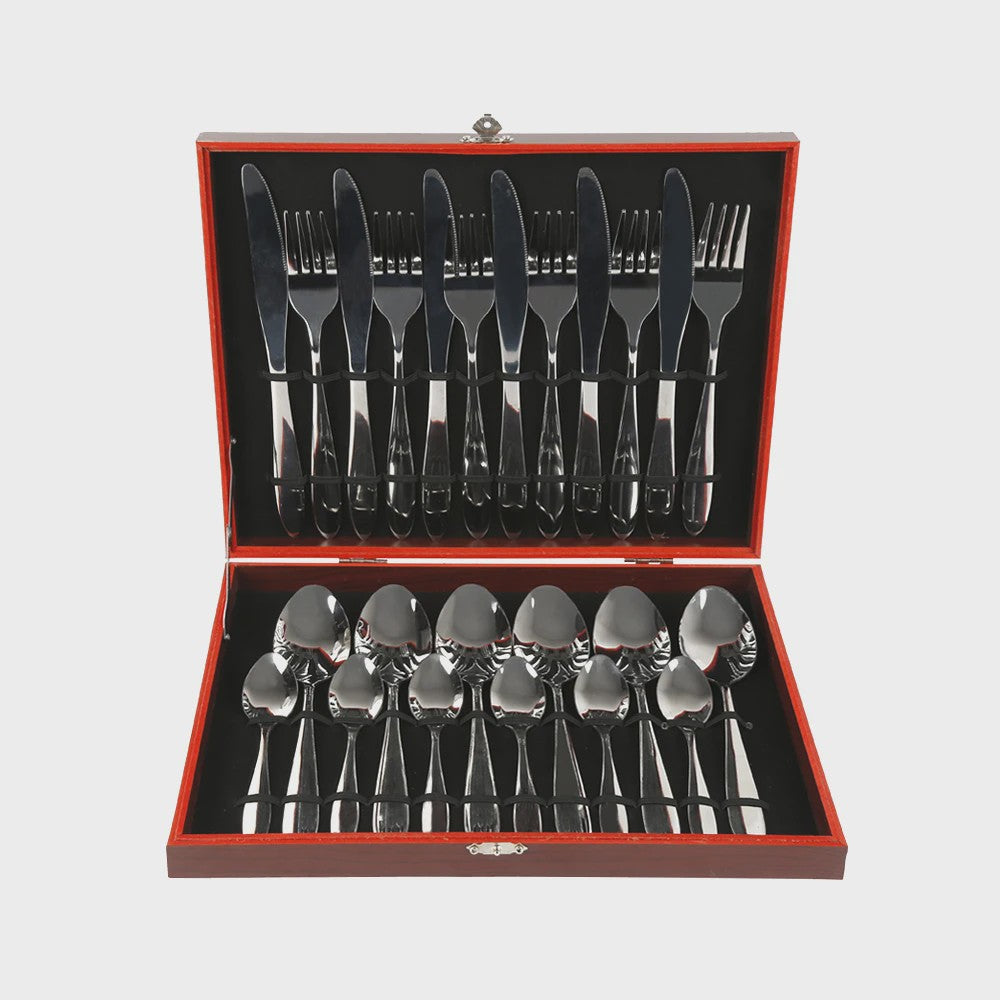 24-delige Bestekset voor 6 Personen - Luxe Geschenkbos