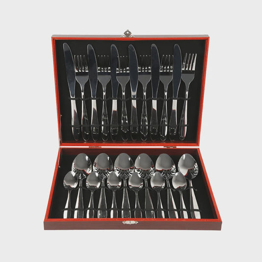 24-delige Bestekset voor 6 Personen - Luxe Geschenkbos