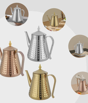 RVS Theepot met Infuser - 1.65L - Anti-Roest - Ideaal voor Thuis, Restaurant & Camping