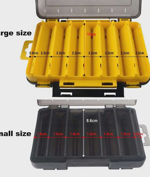Vis Tackle Box met Compartimenten - Opslag voor Haken, Lokaas en Accessoires