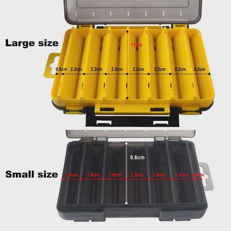 Vis Tackle Box met Compartimenten - Opslag voor Haken, Lokaas en Accessoires