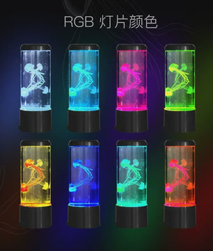 Jellyfish Lamp LED Kleurveranderend Aquarium Nachtlampje met 8 Kleuren