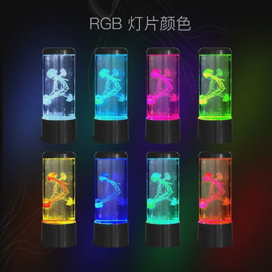 Jellyfish Lamp LED Kleurveranderend Aquarium Nachtlampje met 8 Kleuren