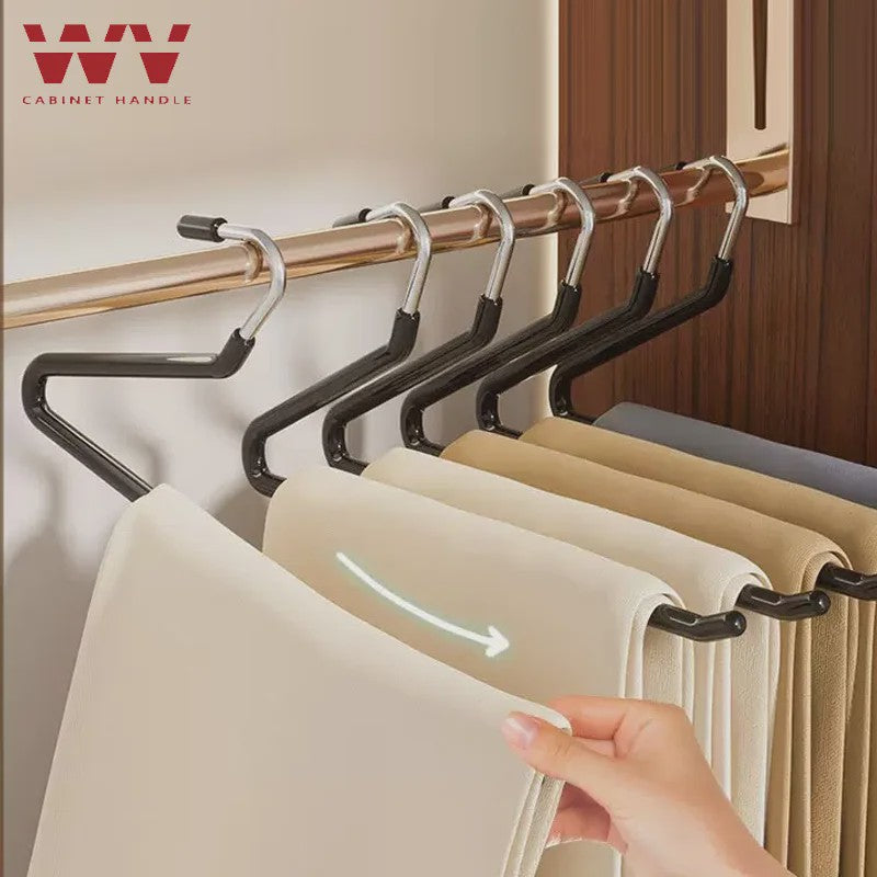 Anti-slip Gansvormige Broekenhanger - Ruimtebesparend Kledingrek voor Garderobe