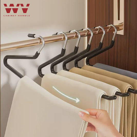 Anti-slip Gansvormige Broekenhanger - Ruimtebesparend Kledingrek voor Garderobe