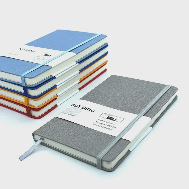 A5 Dotted Notebook met Hardcover en 100 GSM Papier - Ideaal voor Studenten, Kantoor en School