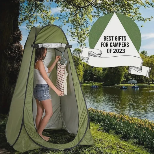 Draagbare Pop-Up Tent: Toilet, Douche, Kleedkamer & Vis-Shelter