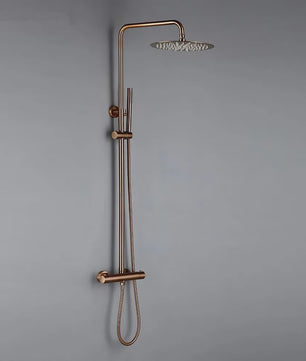 Thermostatische Douchekraan met Regendouche en Handdouche - Massief Messing