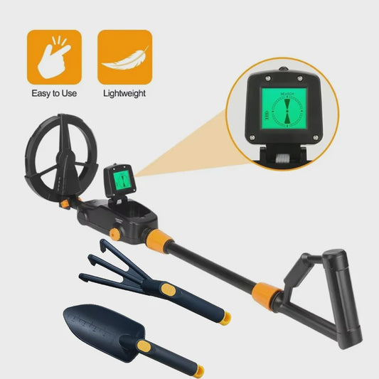Kinder Metaaldetector MD1008A - Ergonomisch & Lichtgewicht voor Strand en Tuin Schatzoeken