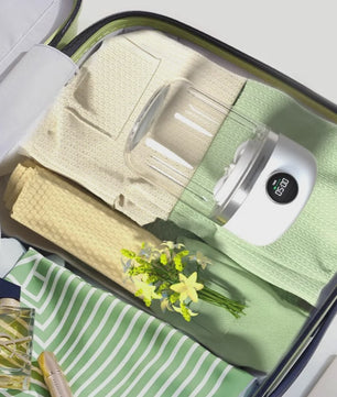 Draagbare Mini Wasmachine voor Ondergoed & Sokken - 1L Capaciteit, Dehydraterend