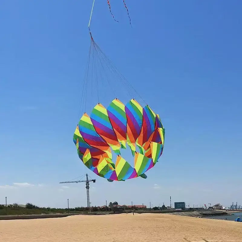 Grote Regenboog Vlieger - Nylon Parachute Vlieger voor Professioneel Vliegeren