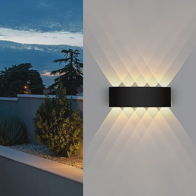 Waterdichte LED Wandlamp voor Buiten en Binnen - Sfeervol Up & Down Licht
