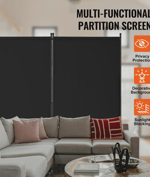 Modulair Kamerscherm 3/4/6 Panelen - Flexibele Afscheiding voor Kantoor, Slaapkamer, Hotel