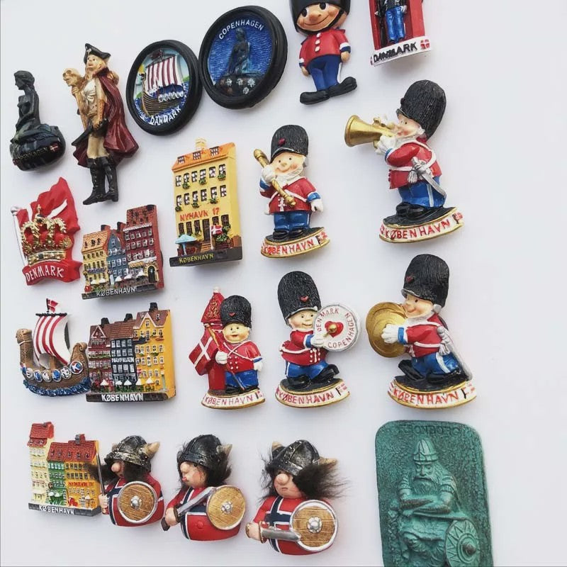 3D Koelkastmagneten Denemarken - Souvenir & Decoratie
