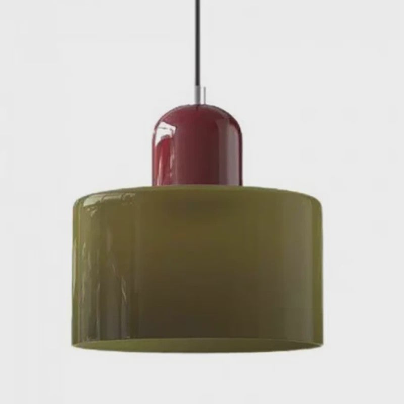 Moderne Glazen Hanglamp E27 - Sfeervolle Verlichting voor Slaapkamer, Nachtkastje of Bar
