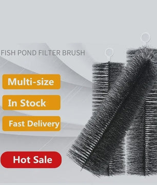 10x Visvijver Filterborstels - 30/40/50cm - Hoge Dichtheid Reinigingsborstel voor Aquarium & Koi Vijver