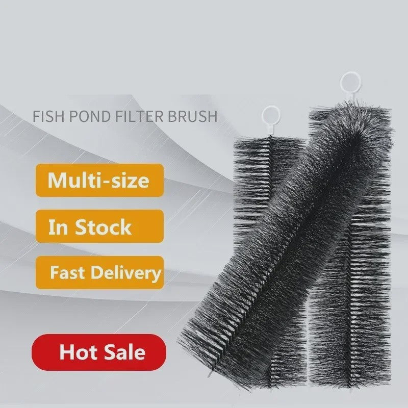 10x Visvijver Filterborstels - 30/40/50cm - Hoge Dichtheid Reinigingsborstel voor Aquarium & Koi Vijver