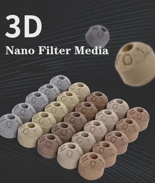 Nano Keramische Filtermedia Bio Bollen (10/20 stuks) met Mesh Zakjes