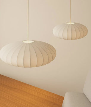 Wabi-Sabi Plafondlamp Zijde - Moderne Hanglamp voor Woonkamer & Restaurant