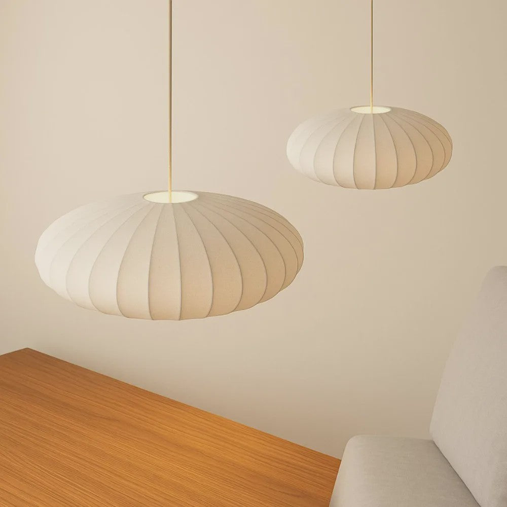 Wabi-Sabi Plafondlamp Zijde - Moderne Hanglamp voor Woonkamer & Restaurant