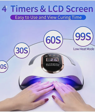 Professionele UV LED Nageldroger 168W - Snel Drogen van Acryl & Gel Polish
