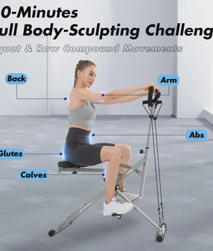 Flybird DQ3 Deep Squat Machine: Full Body Training voor Thuis met Verstelbare Weerstand & Opvouwbaar Ontwerp