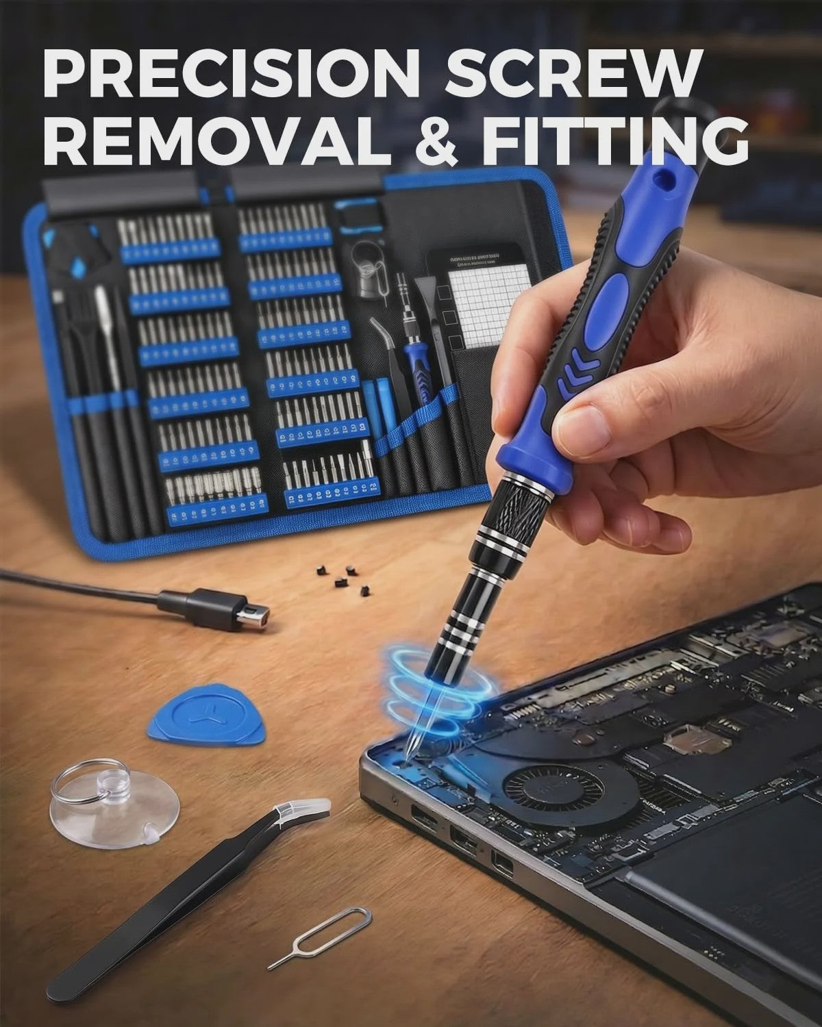 140-delige Precisie Schroevendraaier Set: Complete Gereedschapskit voor Elektronica Reparatie