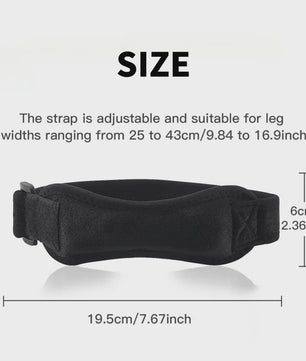 Verstelbare Kniebrace met Schokabsorptie en Compressie - Sport & Herstel
