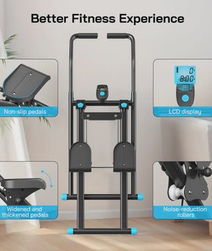 New Version Vertical Climber Machine -Compact Folding Cardio Stepper for Full-Body Workout,Ideal for Home Gym Exercise Equipment