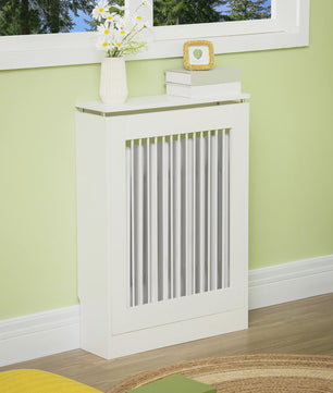 Moderne Witte MDF Radiatorombouw met Strak Design