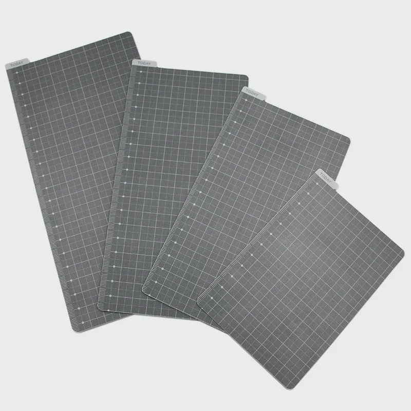 Snijmat & Liniaal Set A5/A6 - PVC Grid Mat voor Tekenen, Knutselen & Naaien