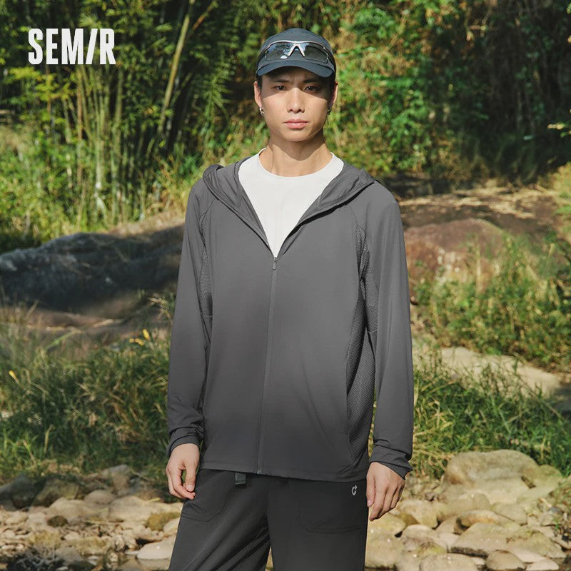 Semir Heren UV Bescherming Jas met Capuchon - Ademend & Comfortabel Zomer Outdoor Jack