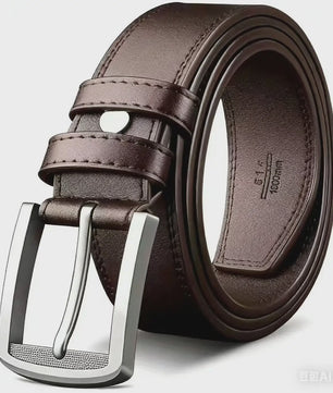 Luxe Heren Riem van Echt Leer - Zakelijk & Modieus