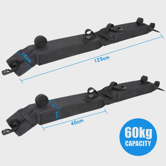 Zachte Dakdrager Pads voor Kajak, Surfplank, SUP & Bagage - Universeel