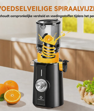 Krachtige Slow Juicer met 200W Motor en Extra Brede Opening - BPA-Vrij