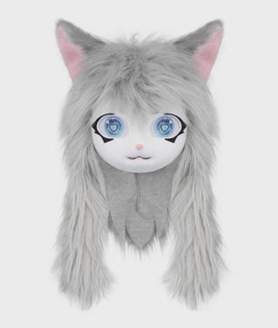 Furry Cosplay Masker Hoofddeksel - Kat & Konijn Stijl voor Kinderen & Feestjes