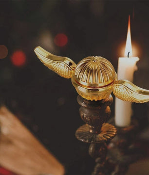 Gouden Snitch Fidget Spinner met Engelenvleugels - Antistress Speelgoed voor Kinderen