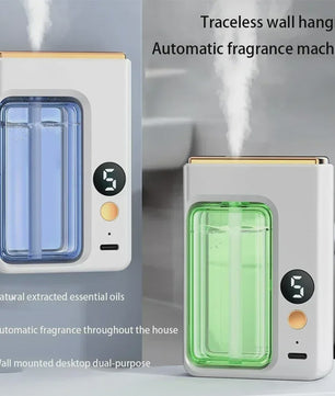 Automatische Auto Luchtverfrisser & Aromatherapie Diffuser met Display - Jasmijn Geur