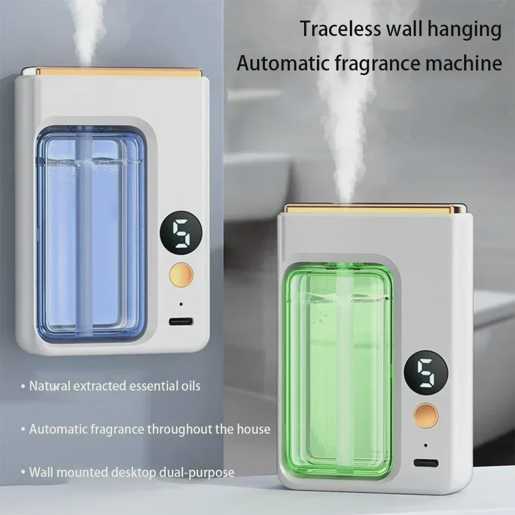 Automatische Auto Luchtverfrisser & Aromatherapie Diffuser met Display - Jasmijn Geur