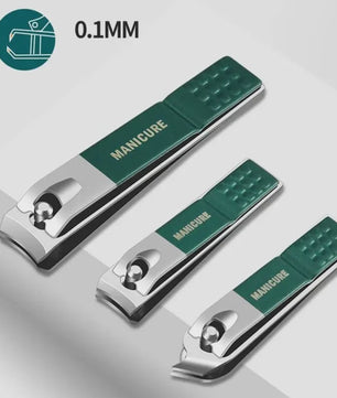 Professionele Manicure & Pedicure Set (9 Delig) - Roestvrij Staal met Reis Etui