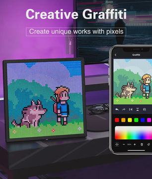 Slimme LED Pixel Matrix Display 64x64 RGB - APP Control & DIY Kunst