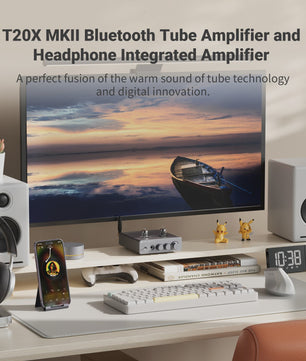 Fosi Audio T20X MKII: 300W Bluetooth Vacuum Tube Versterker met TPA3255 Chip