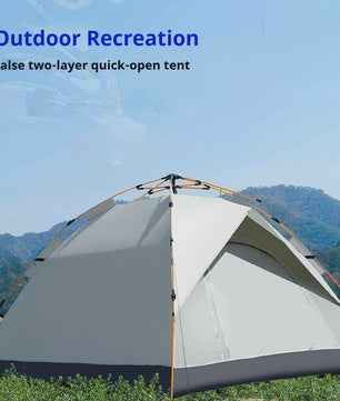 Automatische Pop-Up Tent voor 3-4 Personen - Snel Opzetbaar, Water- en Zonwerend