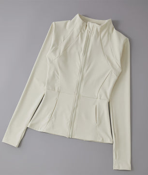 Dames Sportjack met Lange Mouwen - Windbreaker Stijl voor Running, Yoga & Workouts